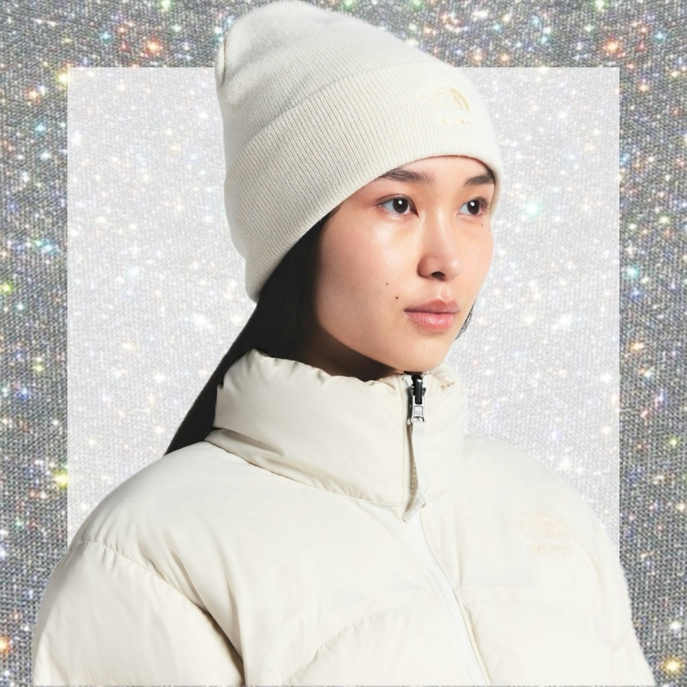 The North Face X SKIMS Beanie in Bone OS NWT! - Picture 3 of 5